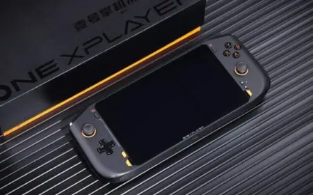 ONEXPLAYER Mini handheld gaming console with AMD Ryzen 7 5800U CPU