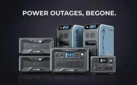A promotional banner announcing the BLUETTI Spring Sale 2022 for portable power stations.