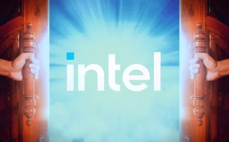 Illustration depicting Intel acquiring a lead Radeon discrete GPU architect from AMD
