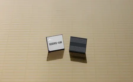 SK hynix developed a GDDR6-AiM processing-in-memory sample for next-generation AI accelerators.