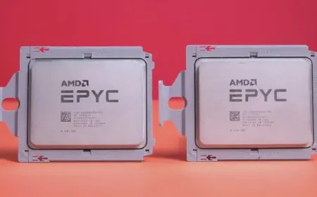 Dual AMD EPYC 7773X processors with 128 cores and 1600 MB cache on an air-cooled motherboard.