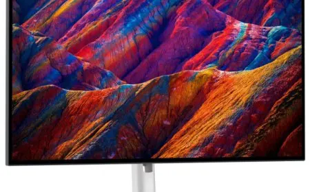 Two Dell U Series monitors use LG display technology to deliver improved contrast and color accuracy.