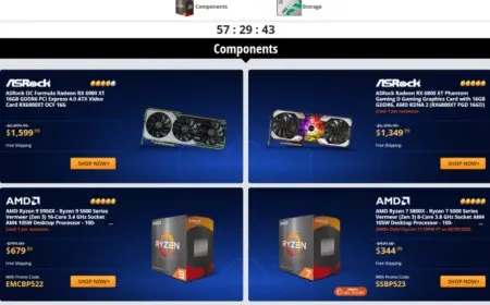 Newegg Shell Shocker deals for Intel Core i7-12700K, AMD Ryzen 7 5800X, RX 6900 XT, and RX 6800 XT.
