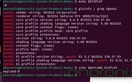 Performance comparison of Wayland and X.Org display server gaming benchmarks on Ubuntu 22.04 with NVIDIA