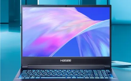Hasee ZX9 laptop featuring RTX 3070 GPU and Intel Celeron G6900 CPU