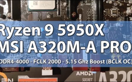 Even A $45 MSI A320 Motherboard Can Run AMD’s Ryzen 9 5950X Perfectly: 5 VRM, No Heatsink Board Delivers Up To 5.15 GHz Boost Clocks