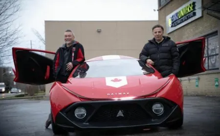 Electric car designed by a Canadian manufacturer to mine cryptocurrency while parked.