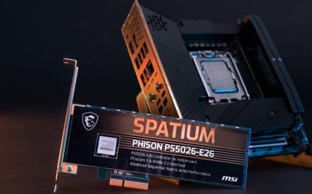 MSI Shows off Its Next-Gen Spatium PCIe Gen 5 SSD, Phison’s First Design Based on The PS5026-E26 Controller