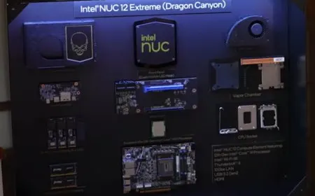 The Intel NUC 12 Extreme Dragon Canyon mini PC features an LGA 1700 socket and supports ARC Alchemist discrete GPUs at CES.