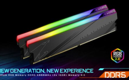 GIGABYTE launches AORUS RGB DDR5-6000 memory kit, decked with RGB lighting