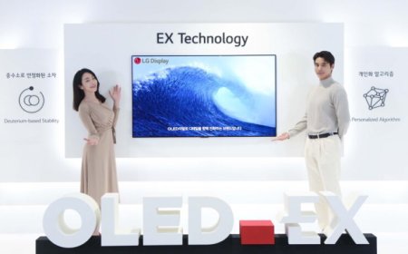 LG Display reveals OLED EX, a new OLED display technology implementing deuterium & custom algorithmic design