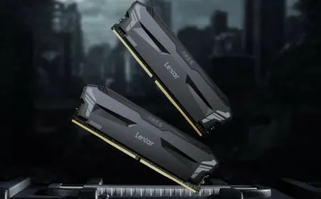 Lexar ARES DDR5 desktop memory modules are shown.