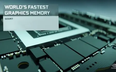 Samsung DDR6-12800 memory chip with GDDR6+ and GDDR7 specifications for next generation graphics cards