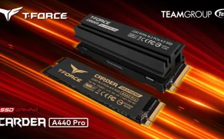 TeamGroup T-Force CARDEA A440 PRO SSD with 7.4 GB/s read speeds and up to 4 TB capacity starting at $189.99.
