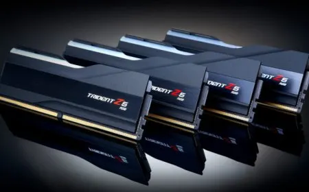 G.SKILL Trident Z5 DDR5-6600 CL36 memory modules with silver heat spreaders