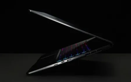 The MSI Creator Z16 Hiroshi Fujiwara Limited Edition laptop features a distinctive exterior finish.