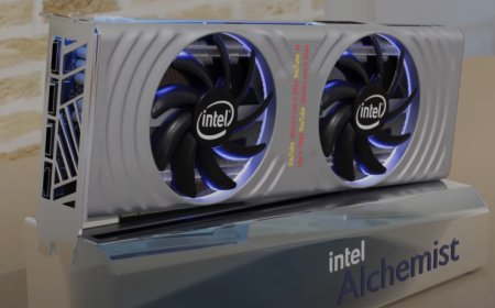 Intel ARC Alchemist Reference Gaming Graphics Card Pictured In Latest Renders – Dual Slot & Dual Fan Design With Sleek Silver Finish
