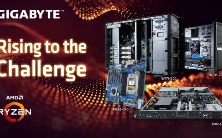 Gigabyte workstation powered by AMD Threadripper 3995WX.