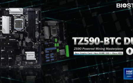 BIOSTAR Launches TZ590-BTC DUO Motherboard For Crypto Mining & Casual Use