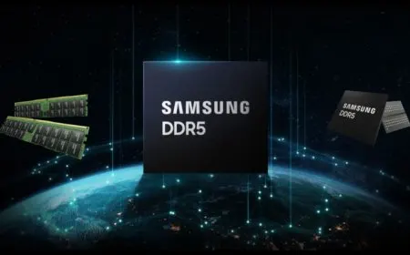 Samsung 512 GB DDR5 memory module with 7.2 Gbps speeds, set for mass production by late 2021.