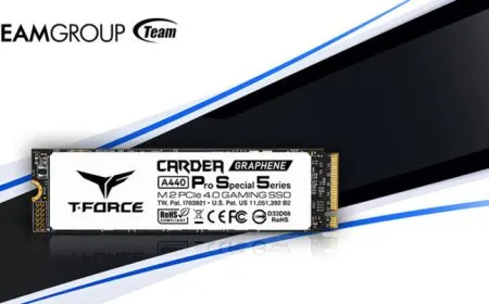 TEAMGROUP T-FORCE CARDEA A440 Pro M.2 SSD for Sony PlayStation 5 storage expansion.