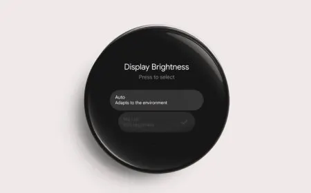 The Nest Learning Thermostat fourth generation displays its updated ambient light sensor calibration menu.