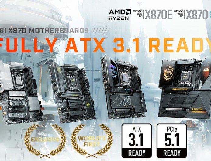 (PR) MSI Unveils the World's First ATX 3.1 Ready Motherboards, Based on AMD's X870/X870E Chipset