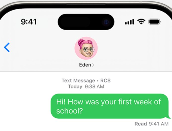 How to enable RCS messaging on iPhone to text Android users