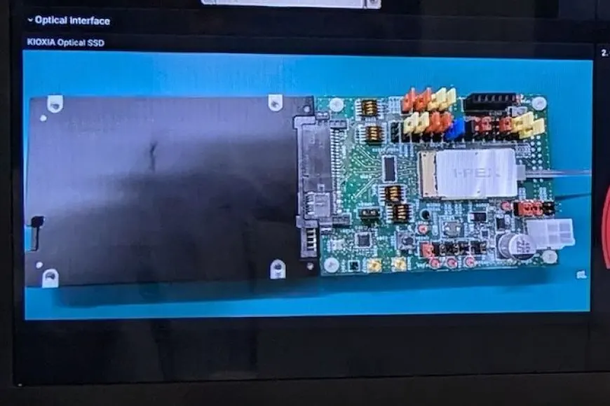 Kioxia Demonstrates Optical Interface Solid State Drives for Data Centers
