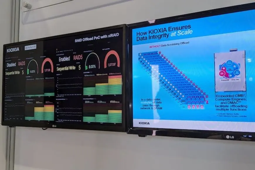 Kioxia RAID Offload Demonstration for NVMe Drives Explained