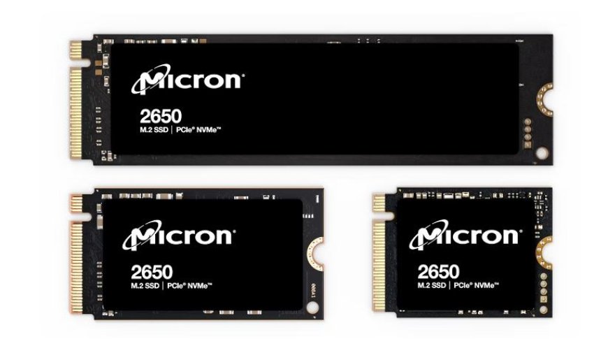 Micron Launches Industry-Leading 9th-Gen NAND in the Micron 2650 SSD