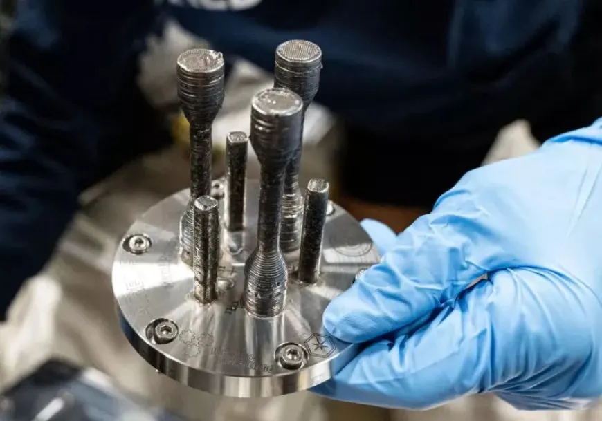 First 3D metal part printed in space is a breakthrough for future long-distance missions