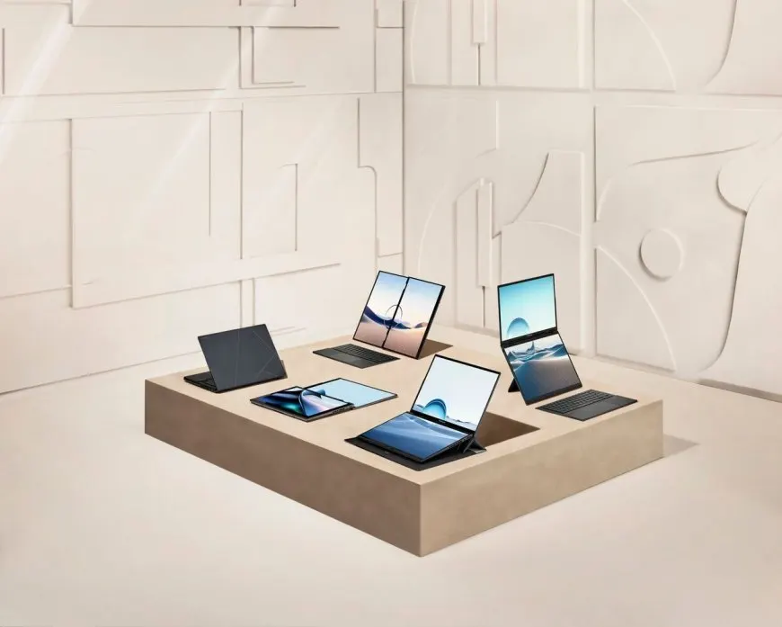 ASUS Zenbook DUO and ProArt PZ13 Secure Silver at IDEA 2024