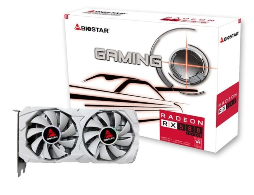 (PR) BIOSTAR Announces Radeon RX 580 White Graphics Card