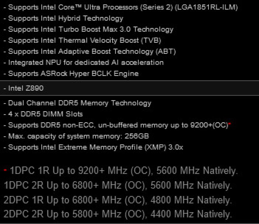 Prepare for Over 9000 MT/s DDR5 Speeds with Intel Z890 and "Arrow Lake"