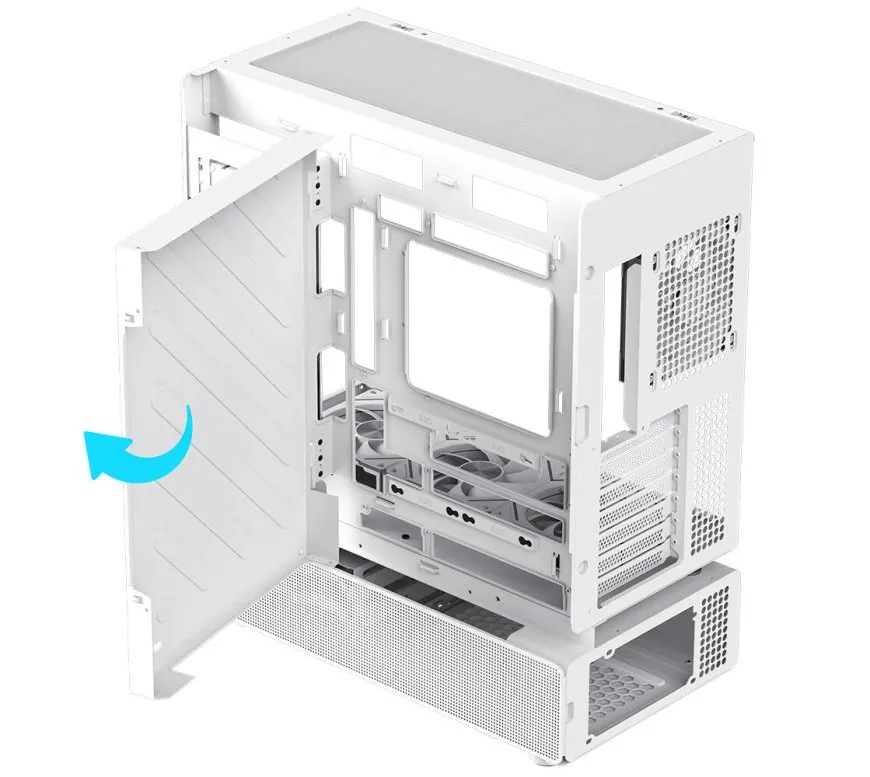 GameMax N80 Dual-Chamber Chassis: Modern PC Enclosure Trends