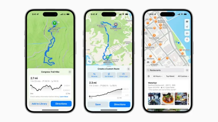 Apple Maps Explores New Navigation and Outdoor Features