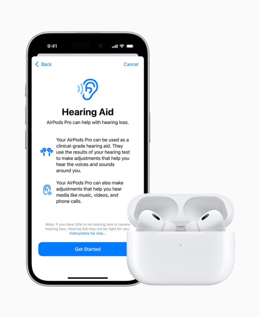 U.S. FDA authorizes first OTC hearing aid software to be used with Apple’s AirPods Pro 2