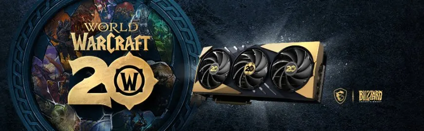 MSI and Blizzard Entertainment Celebrate 20 Years of World of Warcraft® with Limited Edition GeForce 4070 SUPER GAMING…
