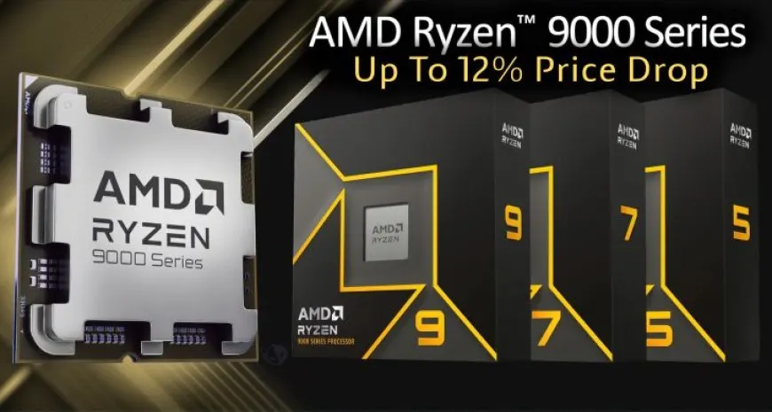 AMD Ryzen 9000 “Zen 5” Desktop CPUs See 12% Price Drop Within Launch Month: 9950X $619, 9900X $439, 9700X $349, 9600X…