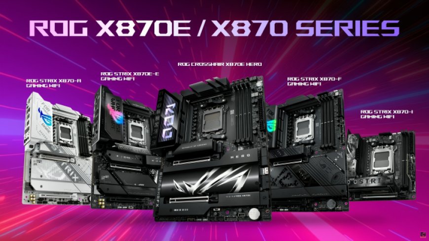 ASUS Intros Next-Gen X870E & X870 Motherboards: ROG Crosshair X870E HERO, Mini-ITX ROG STRIX, TUF & Prime Models