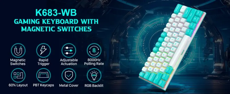 REDRAGON FIDD 8K Wired Rapid Trigger Magnetic Switch Keyboard Review