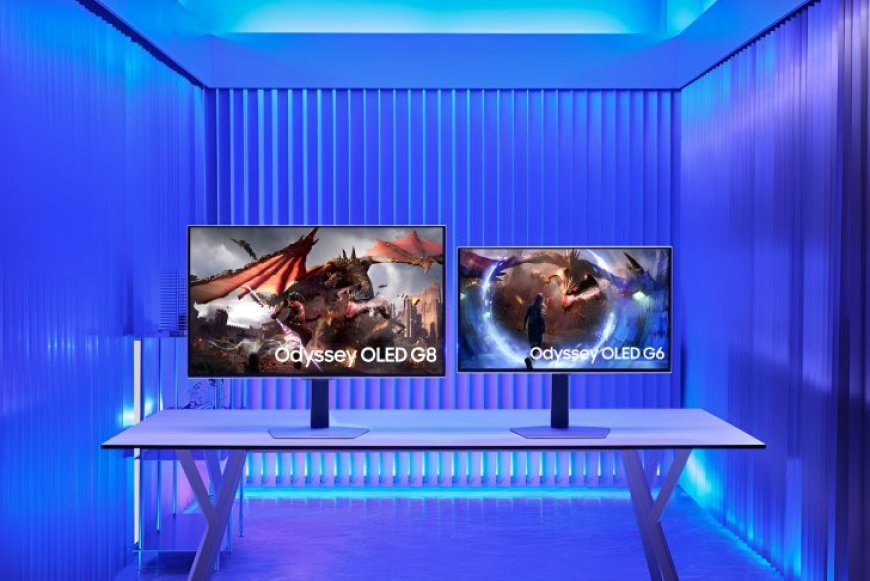 Samsung Unveils New Odyssey Gaming Monitors, Featuring The Odyssey OLED G8 & Odyssey OLED G6