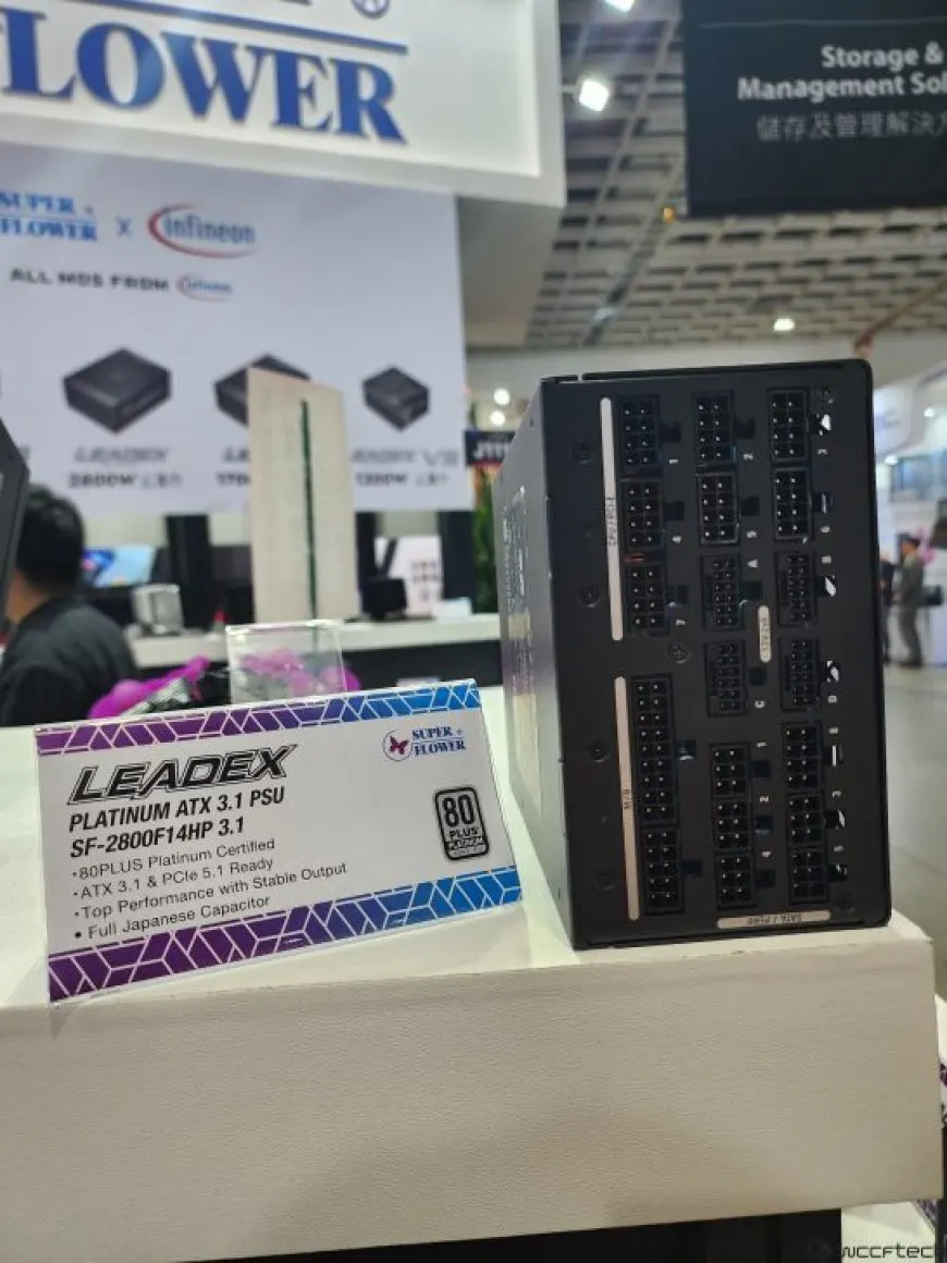 Super Flower’s Gargantuan Leadex Platinum 2800W PSU Can Run Four GeForce RTX 4090 GPUs At Once, Comes With Four 12V-2×6…