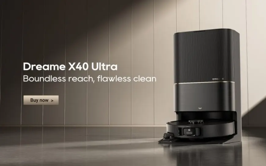 Introducing Dreame X40 Ultra with 12000Pa Vormax Suction, SideReach™, and MopExtend™ RoboSwing Technologies [Discount…
