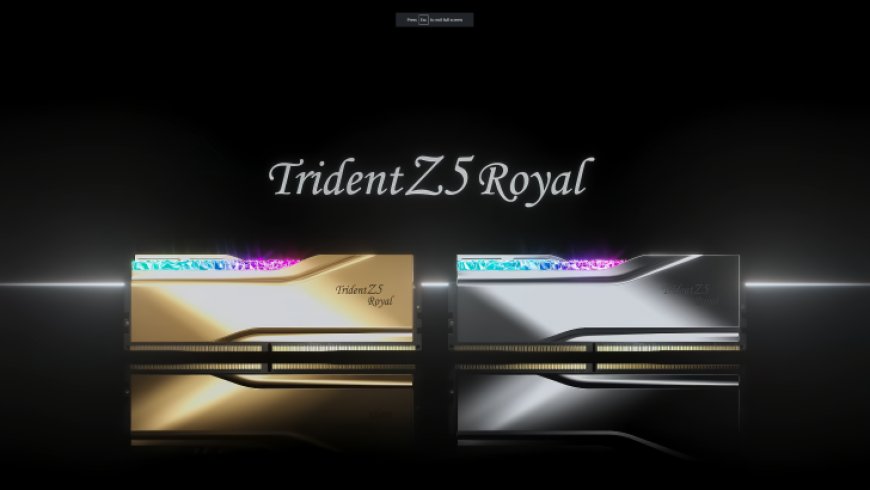 G.Skill Teases Glorious Trident Z5 Royal DDR5 Memory Kits For The Glorious PC Master Race