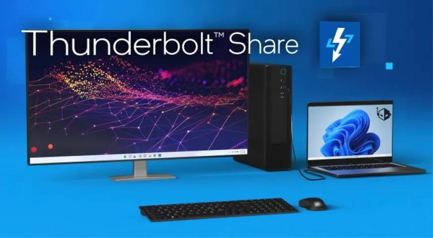 Intel Thunderbolt Share Software Enables Fast PC-to-PC Connectivity, Use Two PCs In Diverse Setups For Increased…