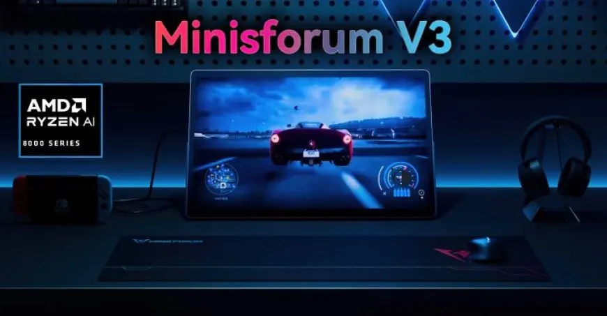 Minisforum Launches World’s First Ryzen 8040 3-In-1 Tablet For $970, Intros AtomMan Brand For High-End AMD, NVIDIA…