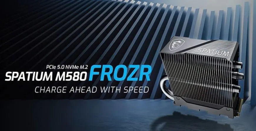 MSI Unleashes 14 GB/s Barrier Cushing Spatium M580 Frozr Gen5 SSDs: Up To 4 TB & 14.6 GB/s