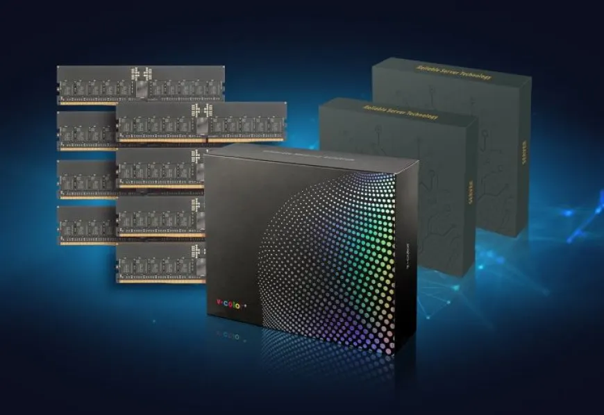 V-Color Unveils OC R-DIMM Octo-Kit DDR5 Memory For AMD WRX90: New RCD, PMIC Micro-Heatsink, Up To 7200 MT/s & 768 GB
